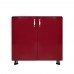 Corp inferior 80 cu 2 usi masca chiuveta Zebra MDF rosu simplu